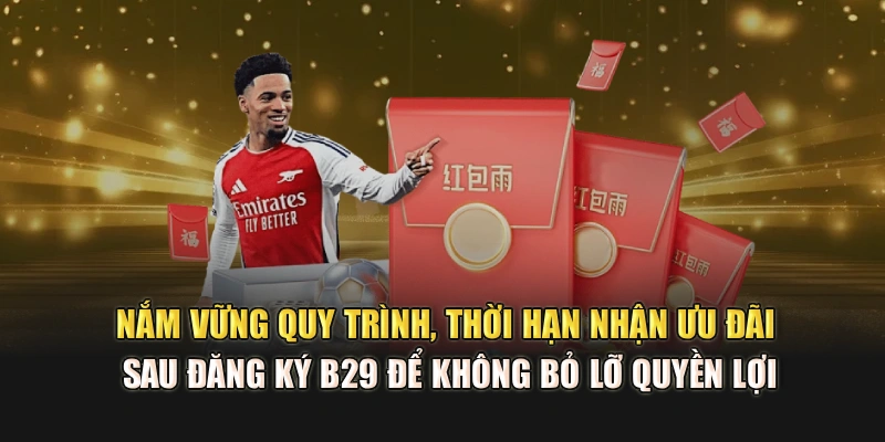 Nắm vững quy trình, thời hạn nhận ưu đãi sau đăng ký B29 để không bỏ lỡ quyền lợi